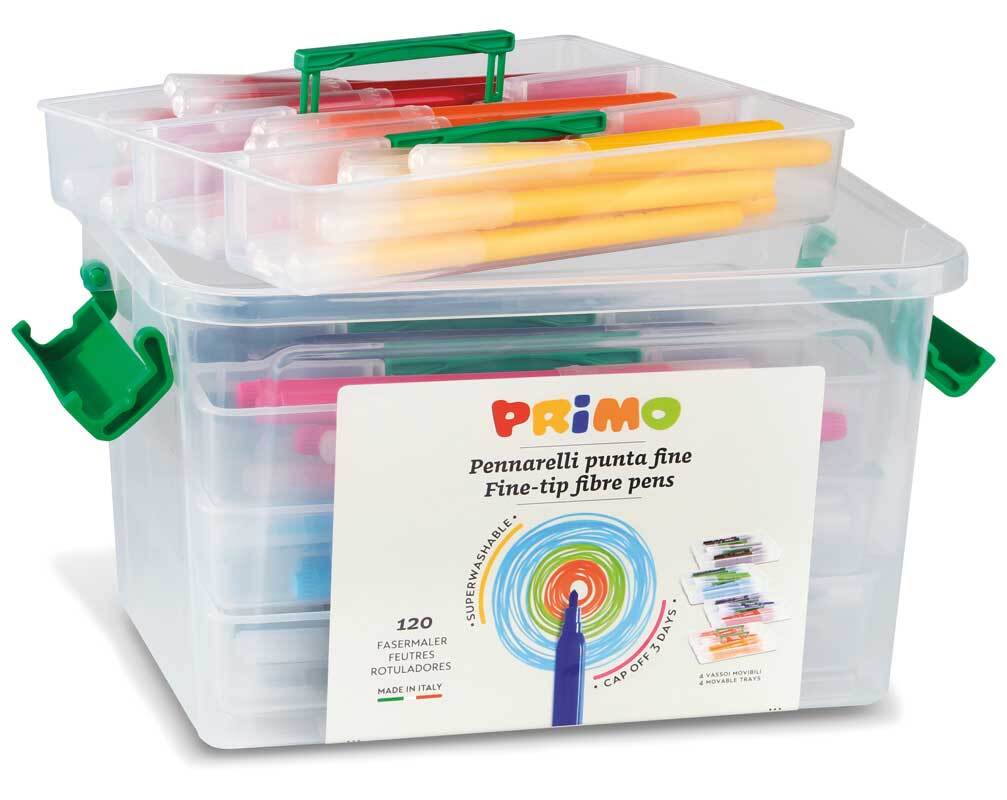 Viltstiften Primo schoolbox  120 stuk
