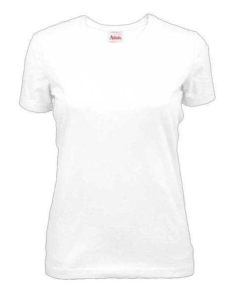 Markeer uitlaat hoekpunt T-shirt vrouw - wit, L online kopen | Aduis