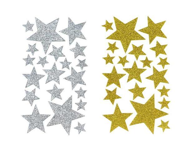 Schuimrubber - glitter, sterren online kopen |