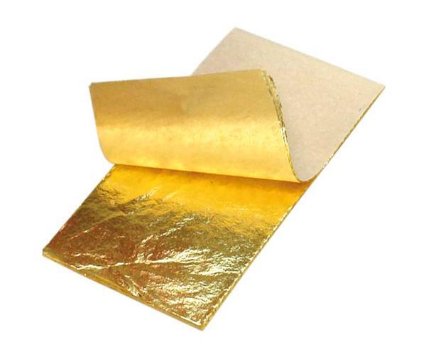Slink ergens Golf Metaalfolie/bladmetaal 14 x 7 cm - 25 vel, goud online kopen | Aduis