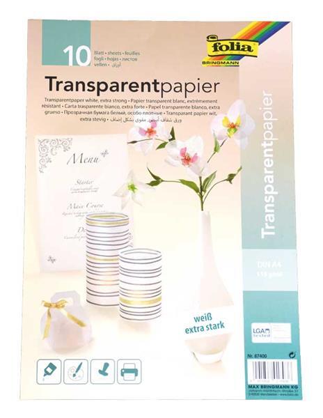 Transparant - A4, 10 vellen, transparant online kopen | Aduis
