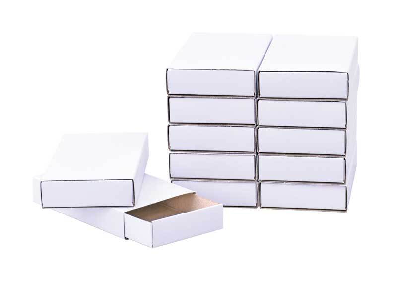 fenomeen kofferbak streep Blanco luciferdoosjes, groot en leeg, 12 stuks online kopen | Aduis