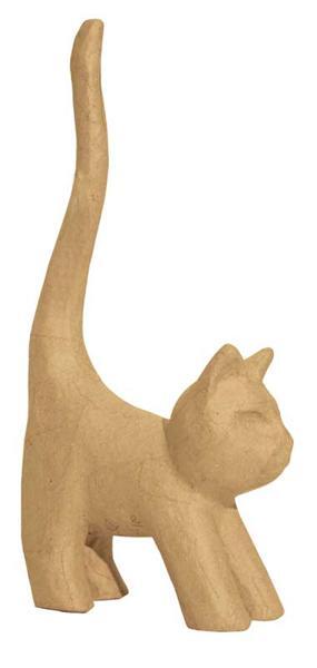 Er is een trend Altaar geboren Papier-maché figuur - kat groot, 33 x 18 cm online kopen | Aduis