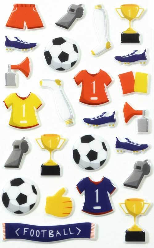 Stickers 3D - voetbal kopen Aduis