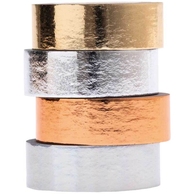 Voorspellen Subsidie Aanval Metallic washi tape set in goud, zilver en koper online kopen | Aduis