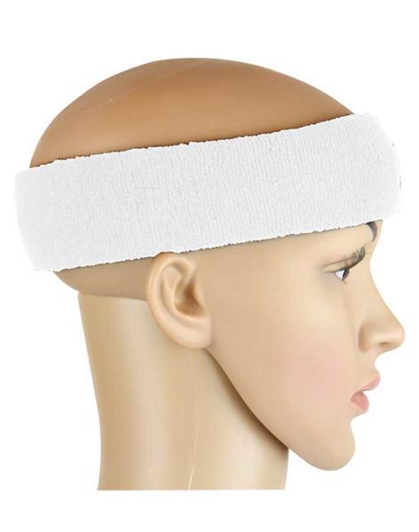Zweetband - hoofd, wit kopen | Aduis